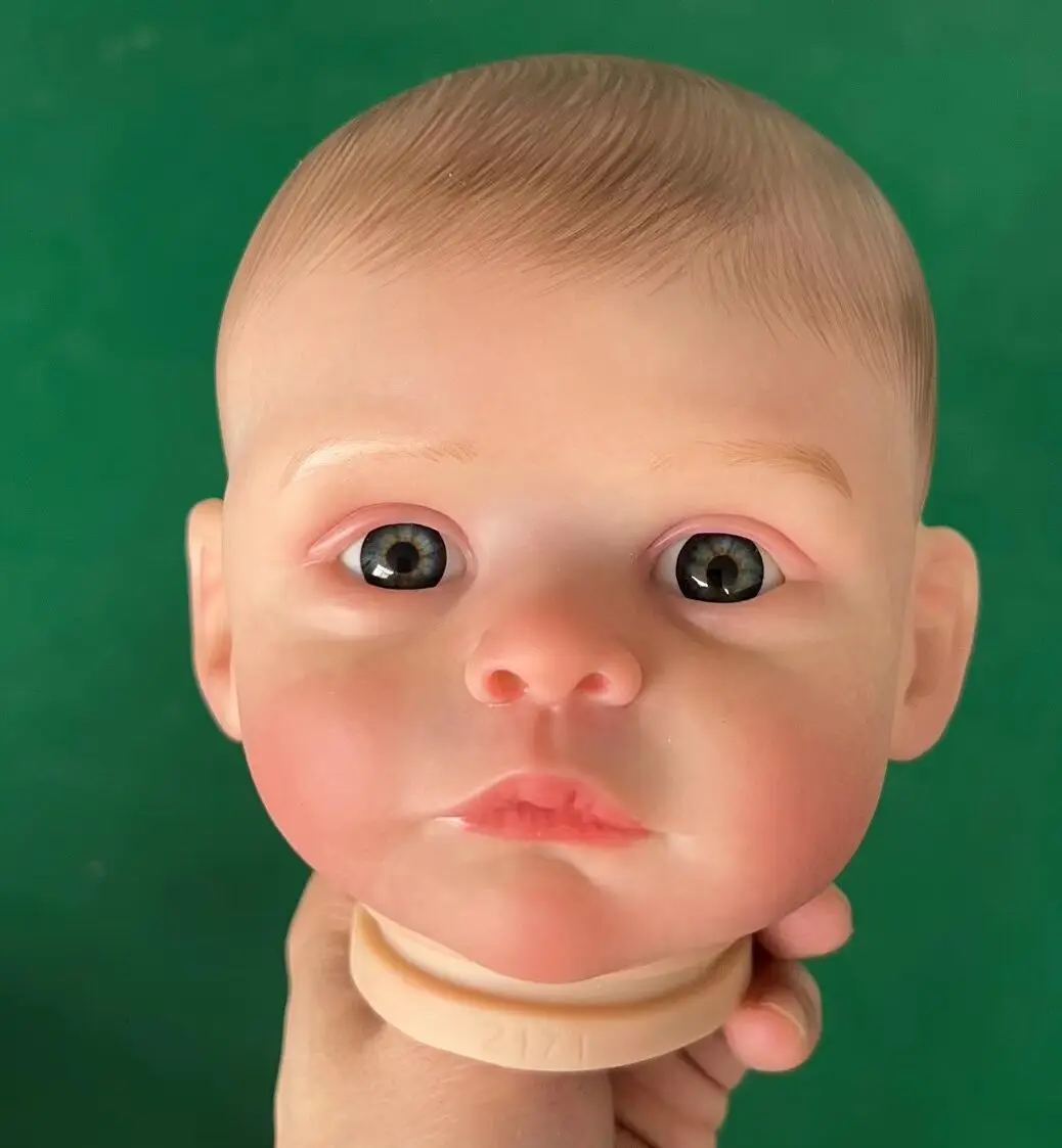 

20inch Already Painted Reborn Doll Kit Joleen Lifelike Soft Touch DIY Doll Parts 3D Painted Skin Visible Veins Painted Hair