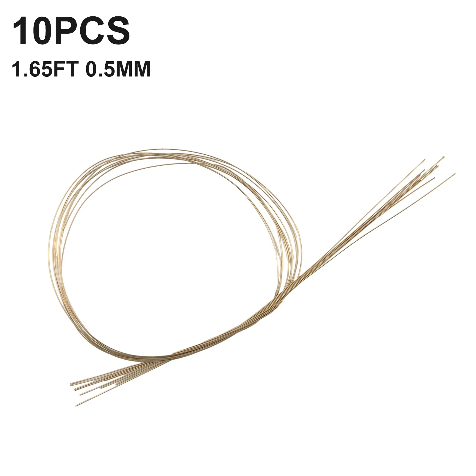10Pcs 1.64ft 0.5MM Silver Welding Rods Gold Soldering Wire Soldering Rods For Jewelry Repair Easy Solder Silver Welding Tool