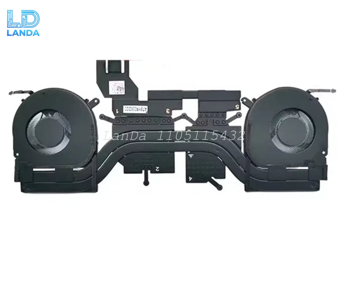 

For Dell G15 5530 CPU Graphics Laptop Cooling Fan With Heatsink ORG R3WFM 0R3WFM