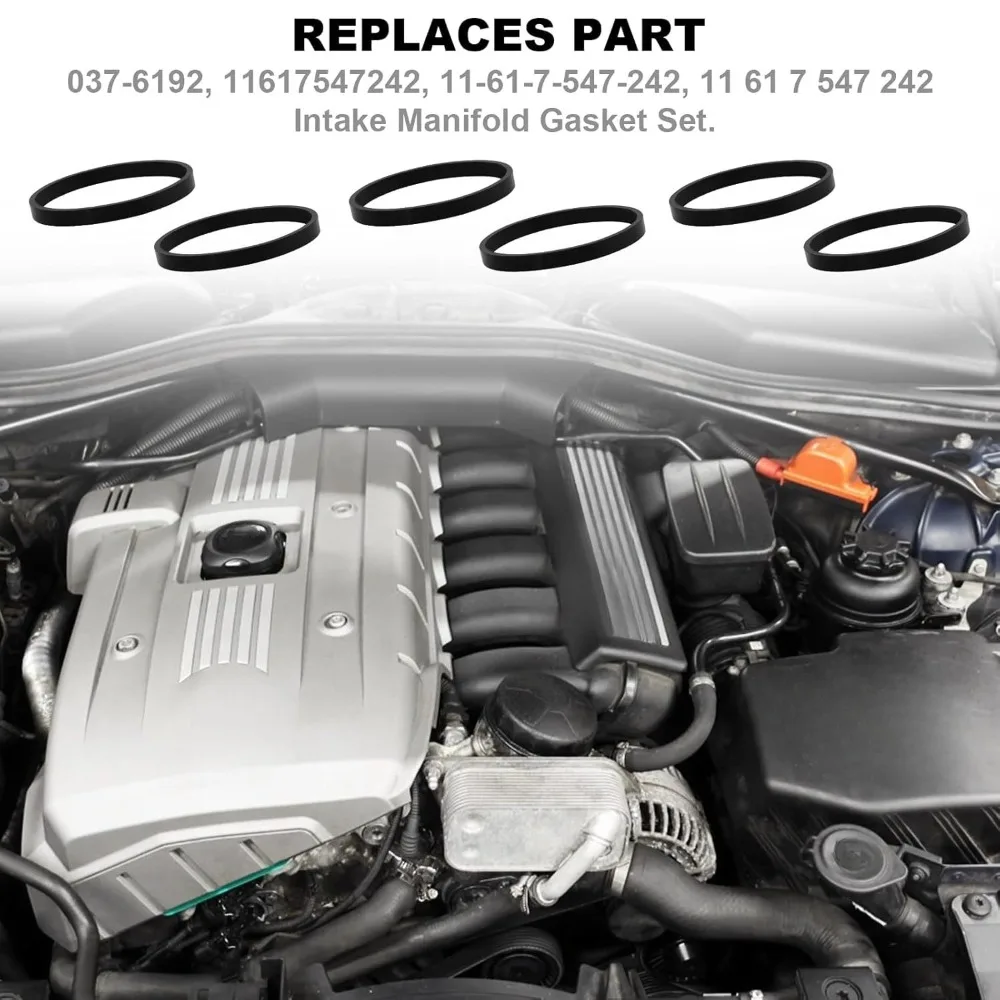 Exhaust Pipe Interface Gasket A11617547242 for BMW N52 N54 N55 Engine -E90 328i 335i, E60 528i 535i, X3 X5 Z4 128i 135i