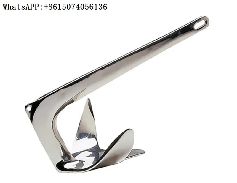 

Marine hardware 316 stainless steel mirror polished Bruce claw boat anchor