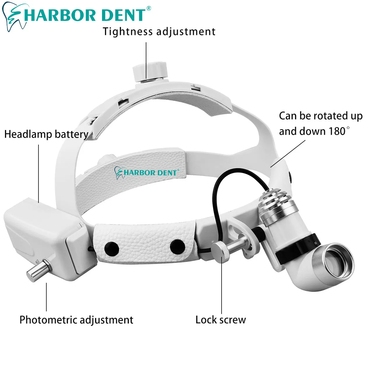 Dental Headlight Adjustable 5W Light Point For Clearer Vision And Bright With LED Lamp Binocular Loupe Dentist Equipment