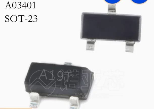 10PCS-20PCS-50PCS-100PCS 100% Novo AO3401 SOT23 A19T SOT-23 SOT23-3 SMD