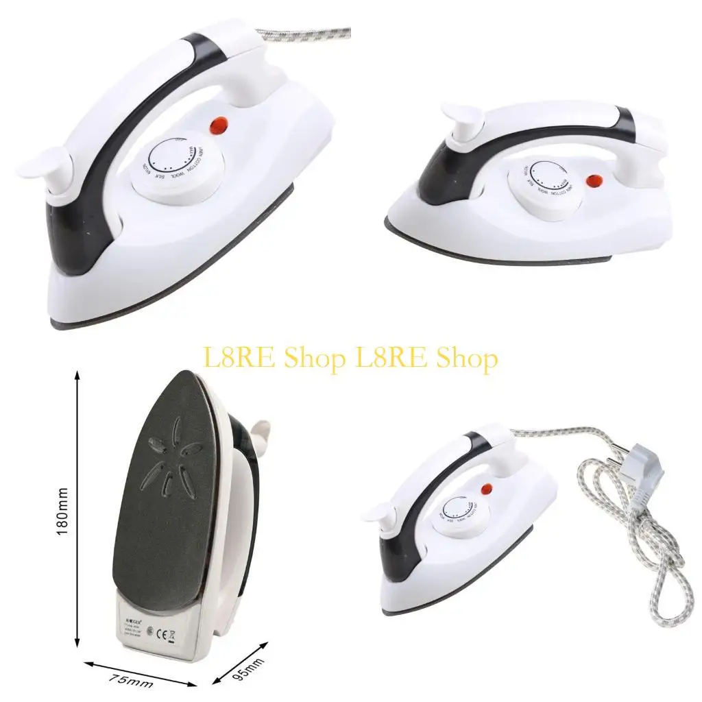 L8RE MINI محمولة محمولة مكواة البخار الكهربائية للملابس 3 تروس سفر مسطح