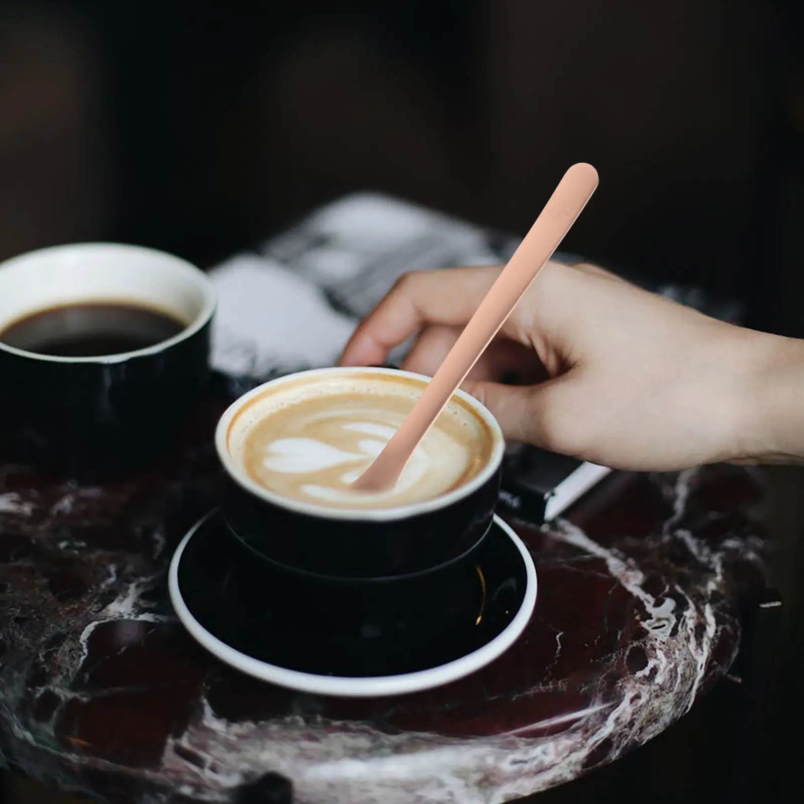 

3pcs 304 Stainless Steel Coffee Spoon Hollow Cat Claw Design Dessert Spoon For Restaurant Home Cake Coffee Serving Silver Golden