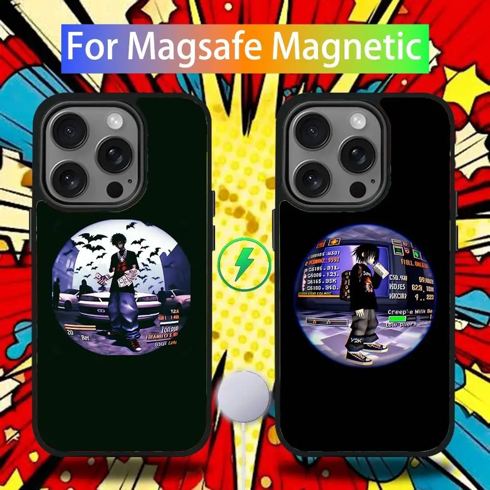 

Grunge Style Y2K Phone Case For iPhone 17,16,15,14,13,12,11,Pro,Max,Plus,Mini,SE4,E Magnetic Magsafe Wireless Charging