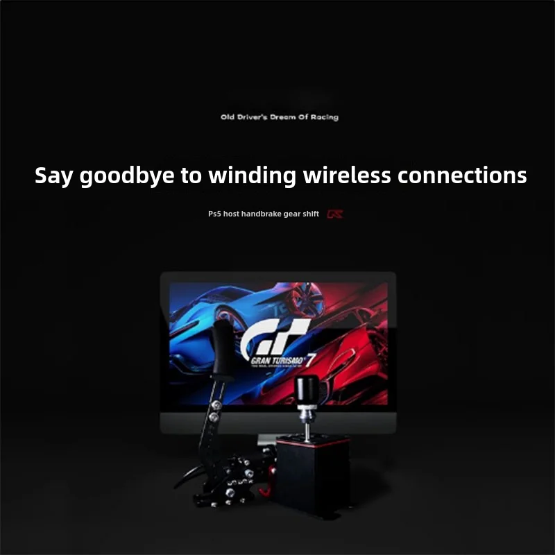 Simulated Racing Game Wireless Handbrake Sequential Gear For PC/PS5 For Logitech MOZA Thrustmaste  FANATEC All Steering Wheels