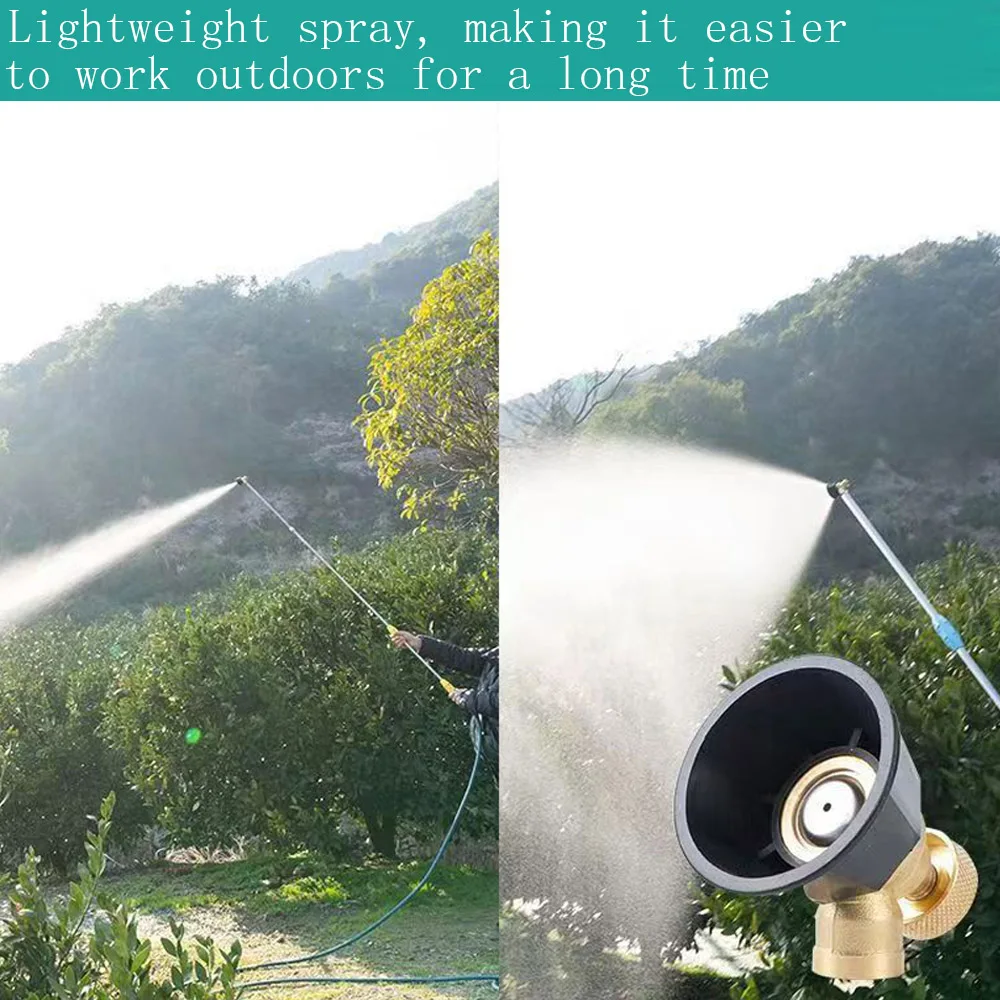 

Brass Misting Spray Nozzle Atomizing Spray Adapter Garden Sprinklers Agricultural Irrigation Fitting Garden Lawn Irrigation