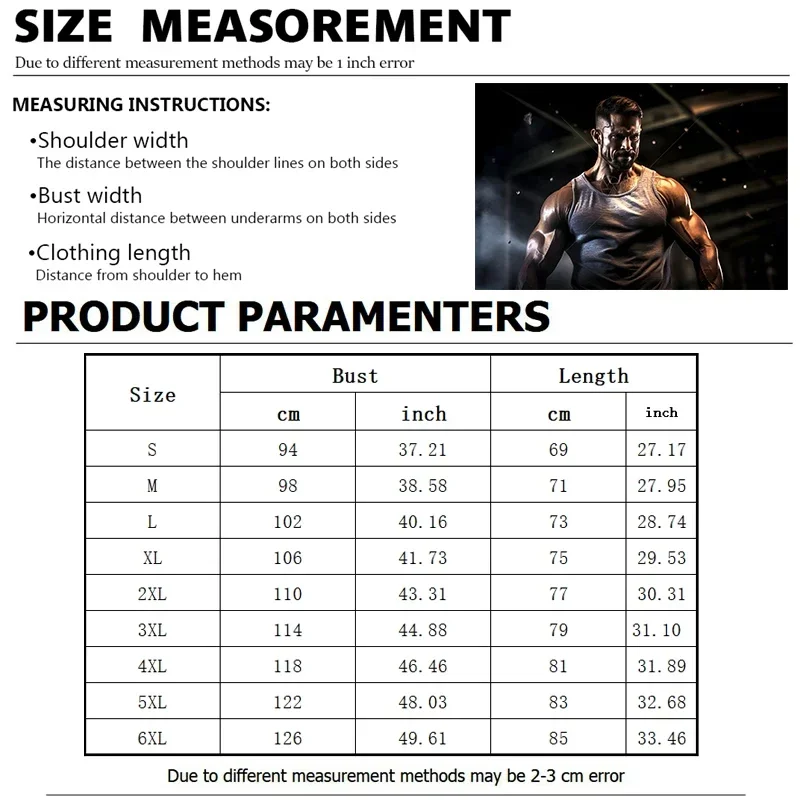 Y2K style fashion large size men\'s tops men\'s fitness sleeveless vest 3D T-shirt summer comfortable home fashion vest quick dry