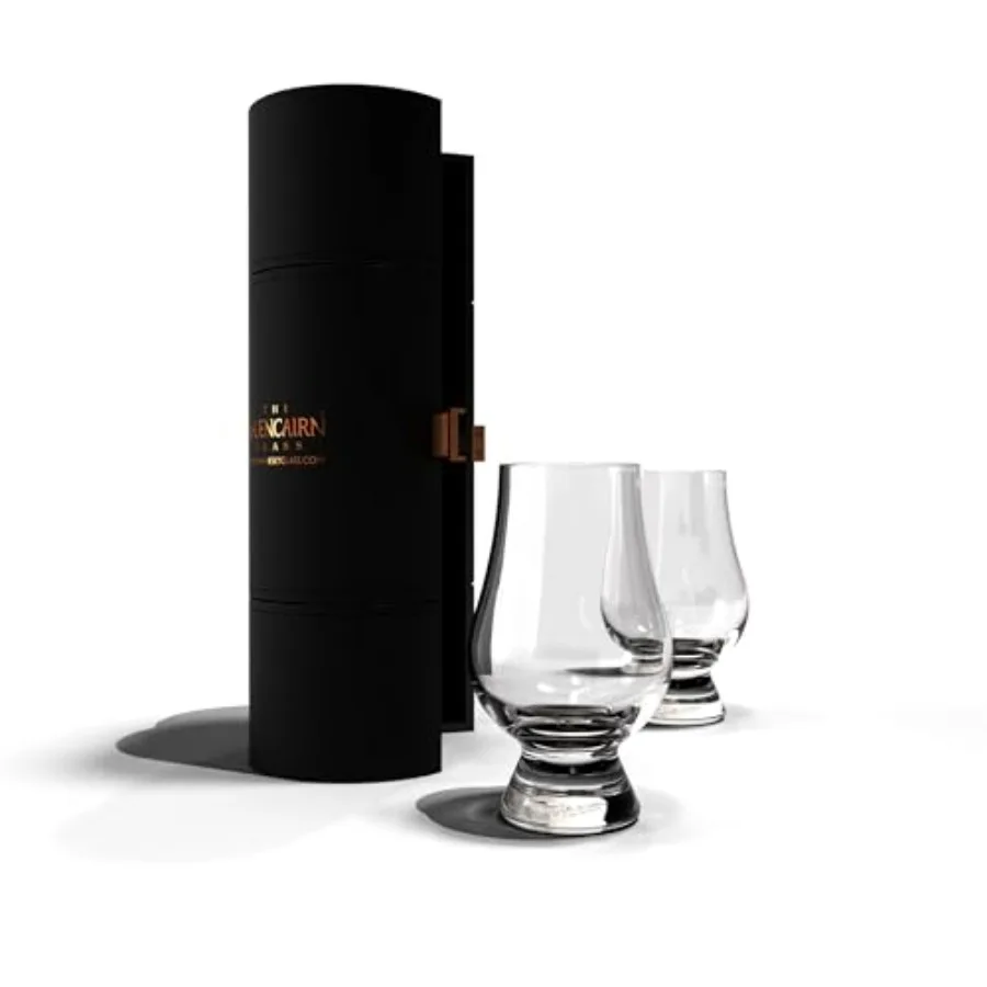 

Whiskey Glass Gift Set of 2 in Travel Case Perfect for OntheGo Enthusiasts and Outdoor Adventures Includes Compact Protective C