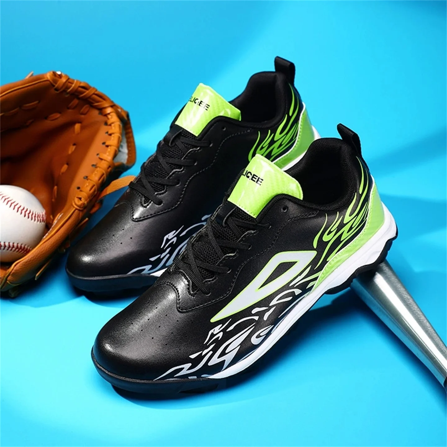 Professional Unisex Baseball/Softball Shoes - Anti-slip Traction Cleats, Abrasion-resistant, Training & Competition Sneakers