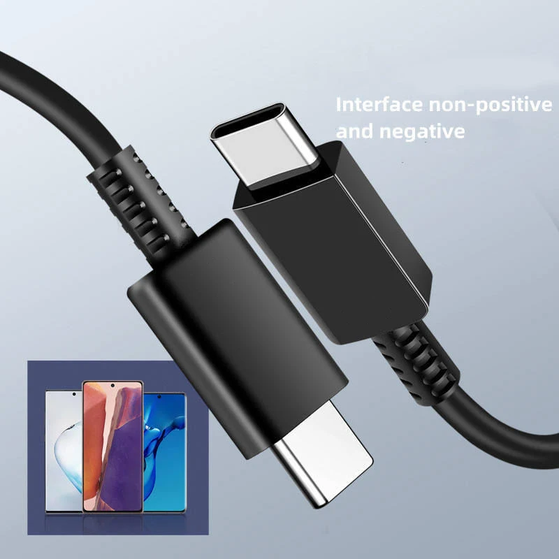 45W USB-C Fast Charging Cable Type-C to Type-C Charging Cable 1pcs/3pcs/5pcs Compatible with Sony and Other Android