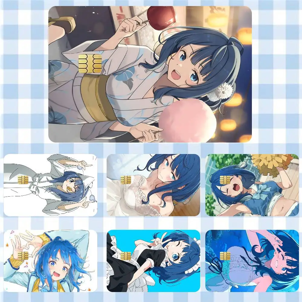 

Yanami Anna Anime Girl Cute Sticker Film Tape Skin for Credit Card Debit Card Waterproof Stickers Cartoon