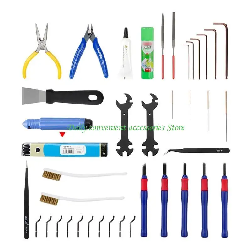 

97QB Print Cleaning Removal Tool Package with Storage Bag Printing Tool Set