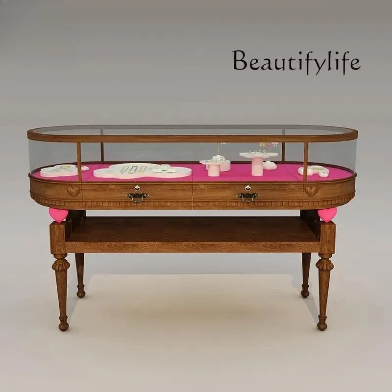 

BJ Necklace Pendant Jewelry Display Shelf Window Nakajima Jewelry Store Special Display Ring Bracelet