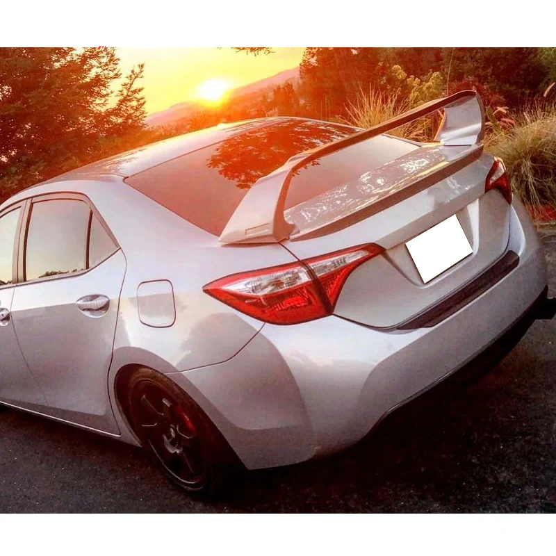 For Toyota Corolla E170 Sedan USA Version 2014--2018 FD Style Spoiler Rear Wing Body Kit Auto Parts Accessory