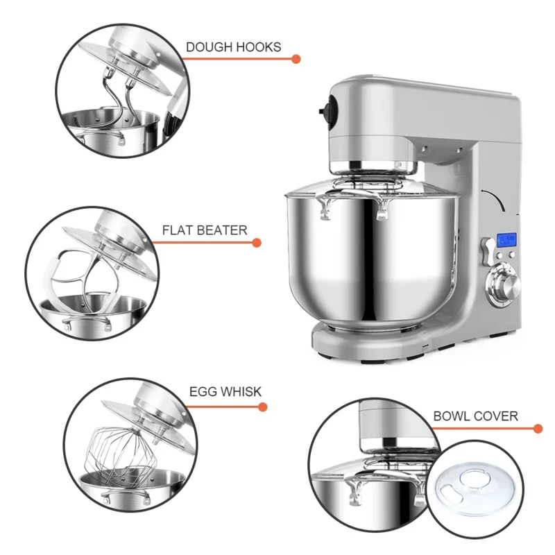 

Big Capacity 10L 1500W Powerful Cooking Appliances Cake Bread Dough Planetary Electric Home Kitchen Appliance Food Mixer