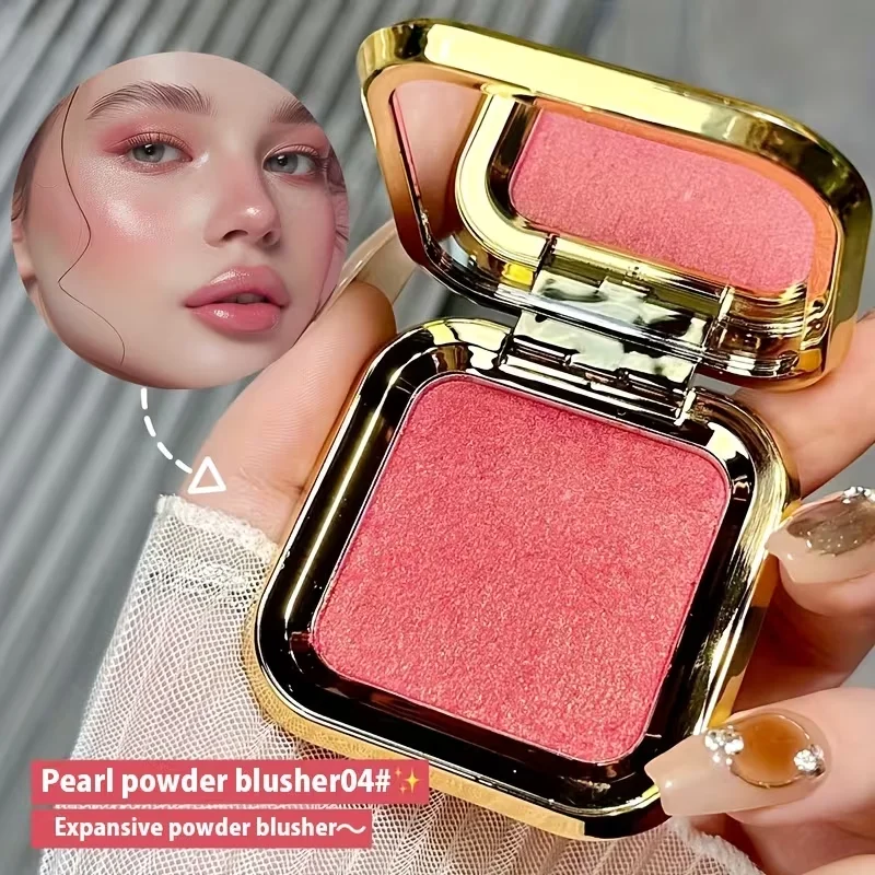 Cream Blush Palette Mashed Potato Texture Waterproof Long Lasting Natural Face Makeup Bronzer Highlight Blush Cream Cosmetics