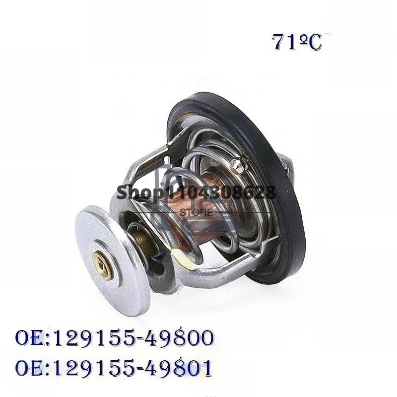71ºC  Thermostat 129155-49801 129155-49800 for Thermostats & Parts 3TNE84 3TNV84 3TNE88 4TNE84 4TNE88 4TNV84 4TNV84T 4TNV88