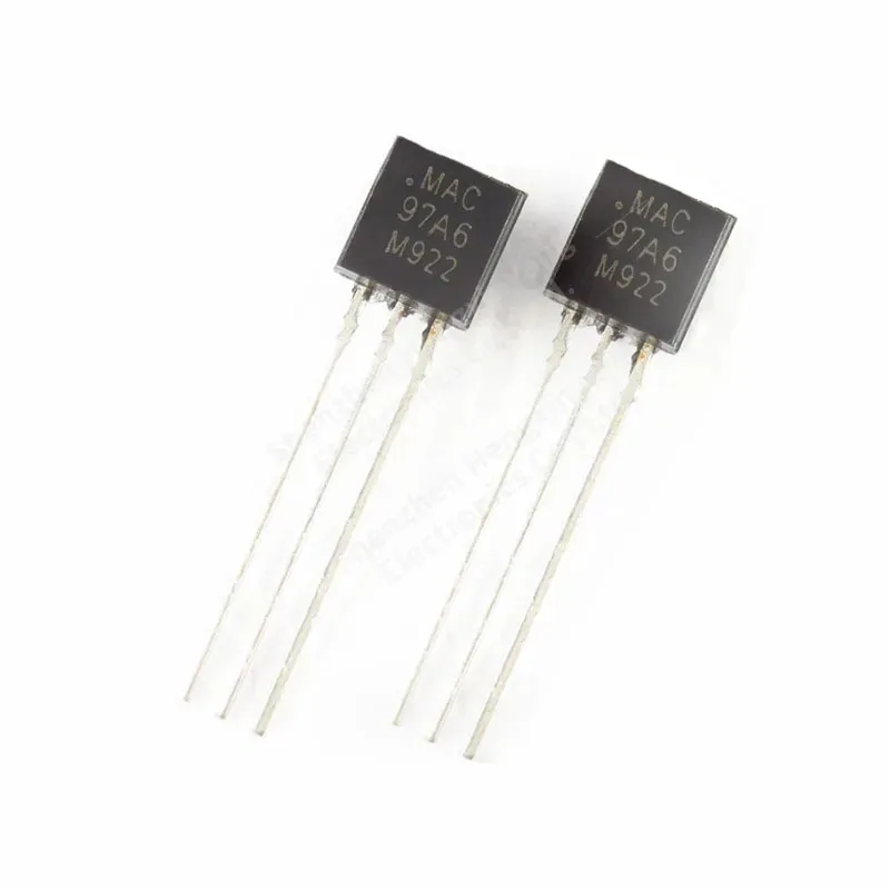 50PCS MAC97A6 TO 92 bidirectional thyristor 0.6A/400V new stock