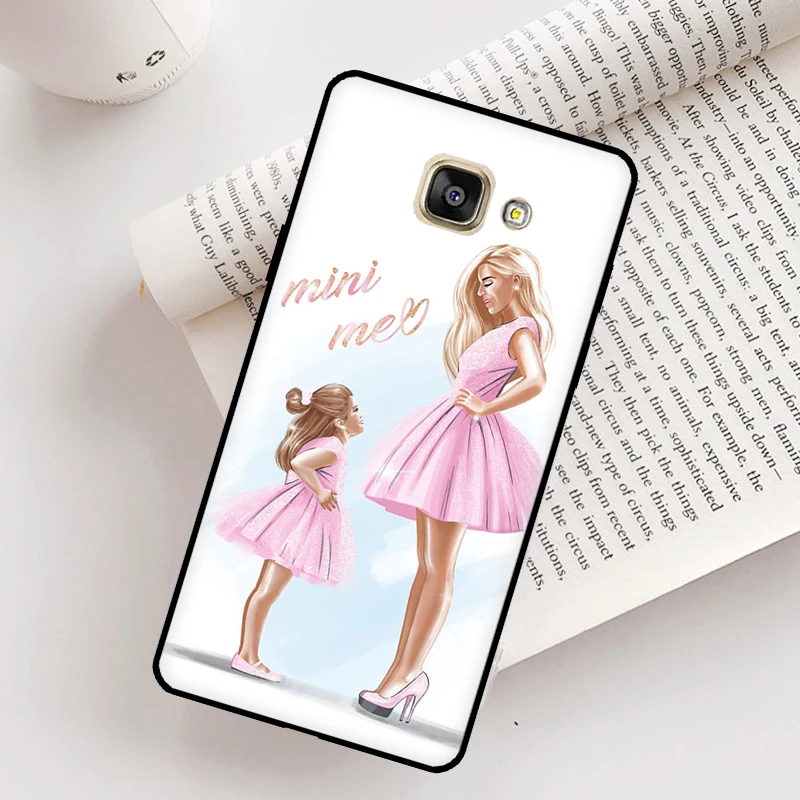 Mẹ Con Gái Cô Gái Sơn Bố Ốp Lưng Dành Cho Samsung Galaxy Samsung Galaxy J3 J5 J7 2017 J1 A3 A5 2016 J4 J6 Plus a6 A7 A8 A9 J8 2018 Bao