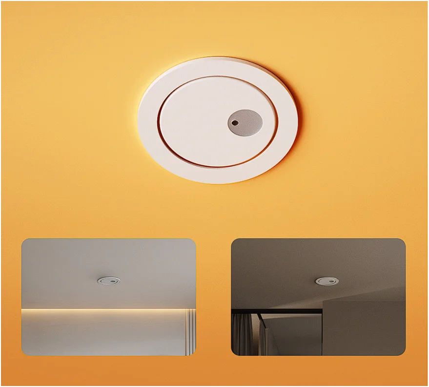 xiaomi mijia linptech top-mounted human presence sensor opening diameter 75mm-90mm static presence recognition range of 6 meters