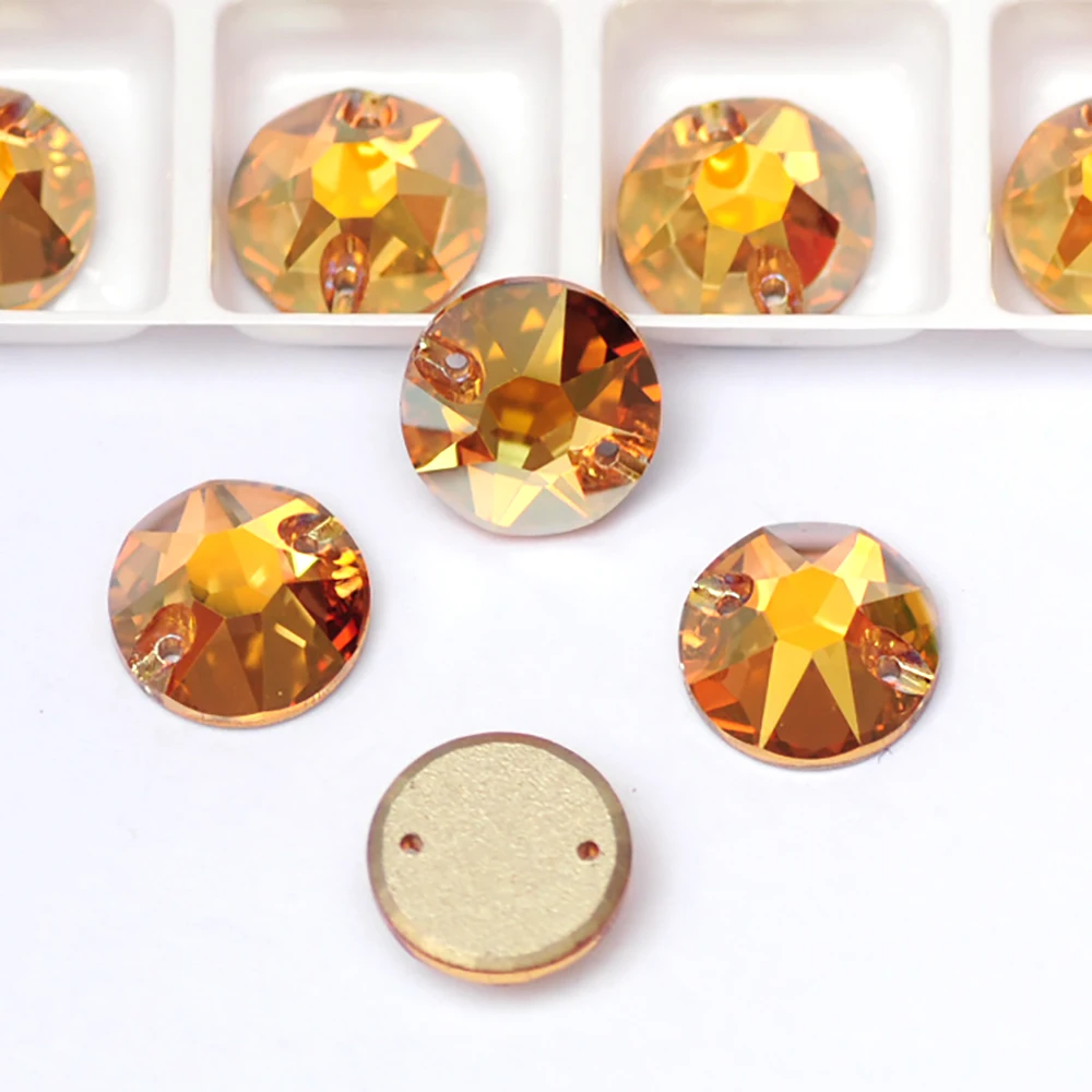 PUBRILEX Glas K9 Nähsteine Strass mit abgeschrägten Kanten XIRIUS Flache Rückseite Aufnähbare Strasssteine für Kleidung, Taschen und Accessoires – Detail 12