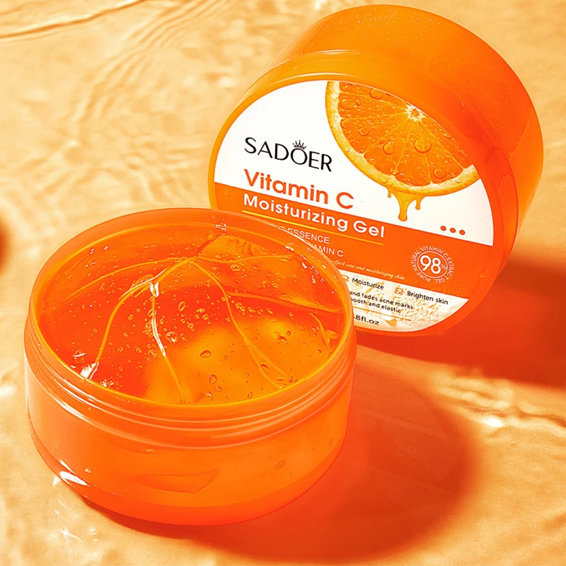 SADOER Vitamin C Moisturizing Aloe Vera Gel Facial Creams Skin Rejuvenating Nourishing Hydrating Face Cream Skin Care Products