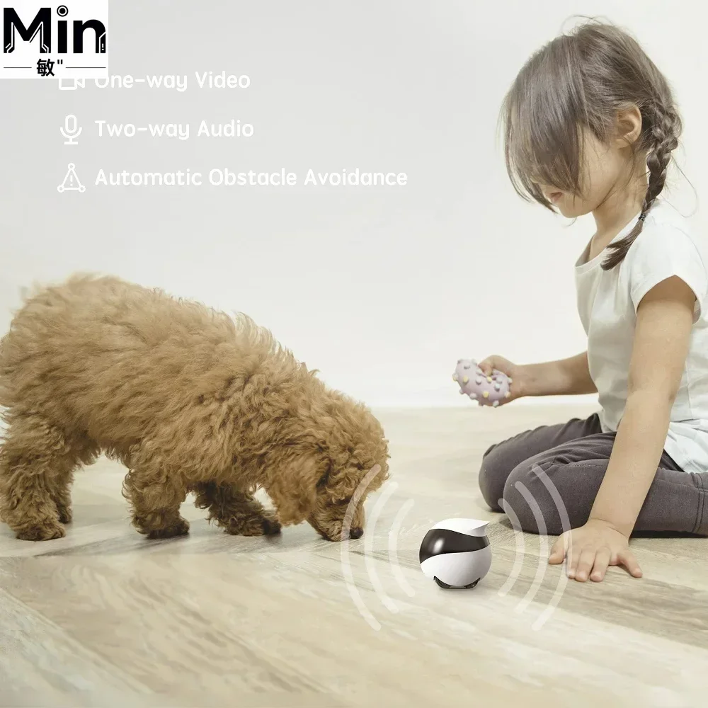 1080P Full HD Home Security Robot Starlight Night Vision Wireless Remote Control Pet Baby Monitoring