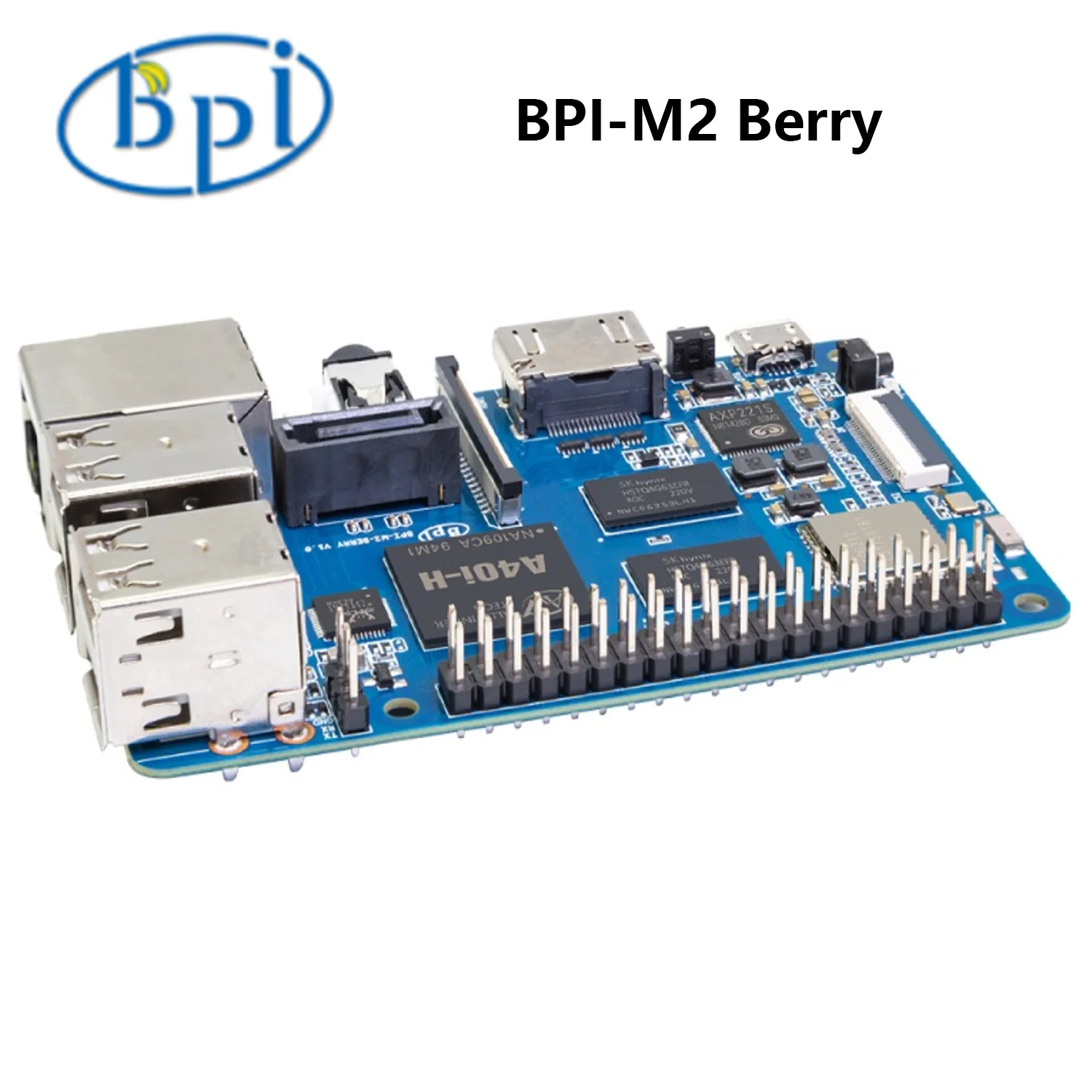 Imagem -04 - Banana pi Único Borad Computador Bpi-m2 Berry Allwinner A40i-h Quad Core Arm Cortex Cpu a7 1gb Placa de Desenvolvimento