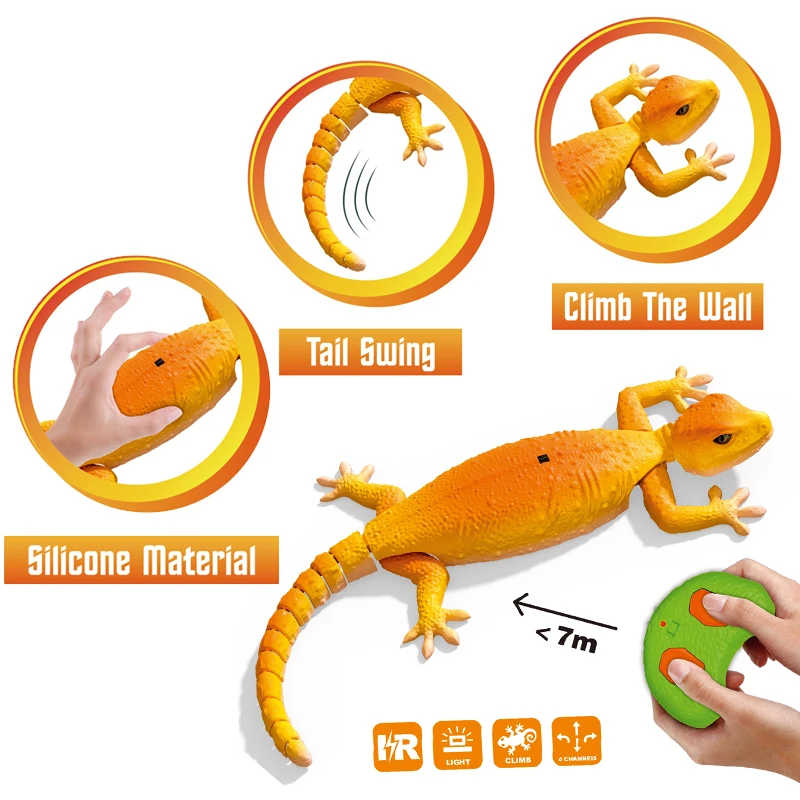 

Радиоуправляемый настенный гусеничный геккон, перезаряжаемый робот-робот с дистанционным управлением, детские игрушки, поднимающие стены, радиоуправляемые игрушки-роботы для мальчиков и девочек в возрасте от 6 лет и старше