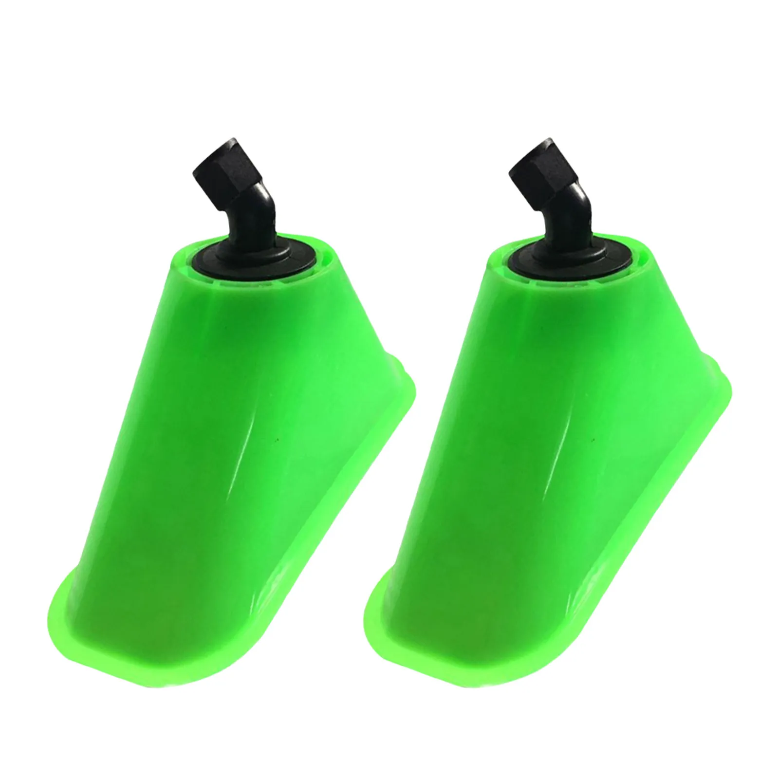 2Pcs Power Sprayer Windproof Cover Fan Design Horn Shape Durable Plastic Nozzle Shield Garden Sprayer Accessories