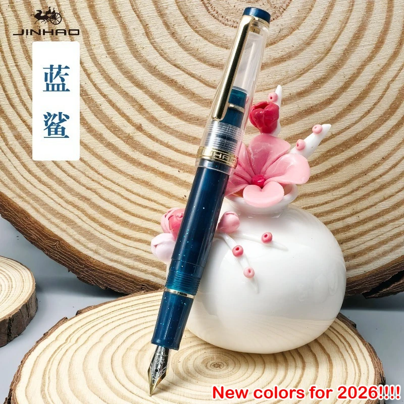 

Цвета ограниченной серии JINHAO 82, перьевая ручка Macaron Color Gold Clip EF/F/M, каллиграфическая ручка, канцелярские принадлежности для офиса и школы
