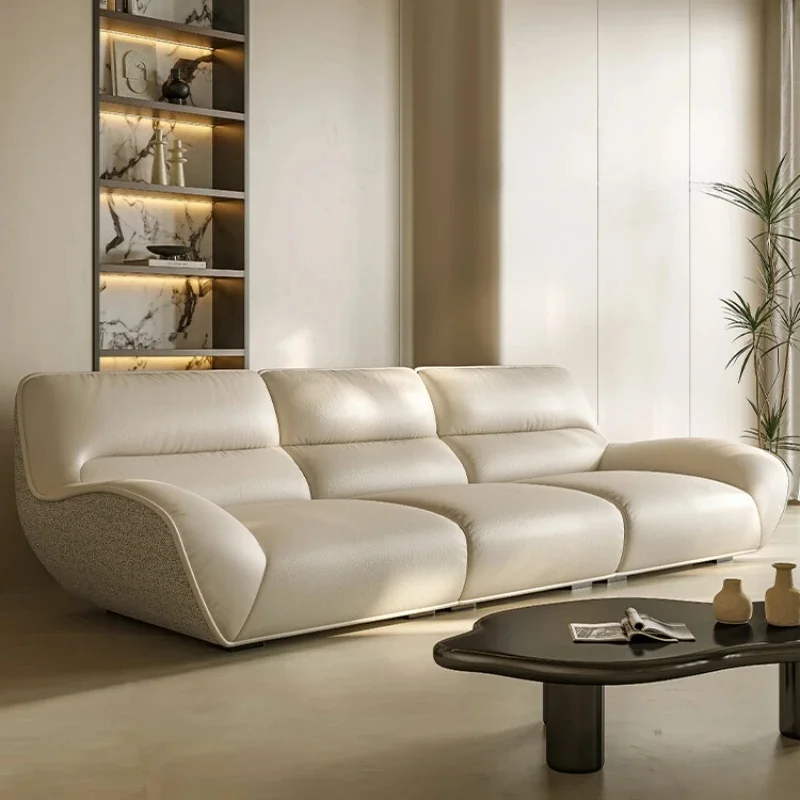 Convertible Large Sofa Sectional for Living Room - Nordic Style Floor Couch and Lounge Corner Furniture