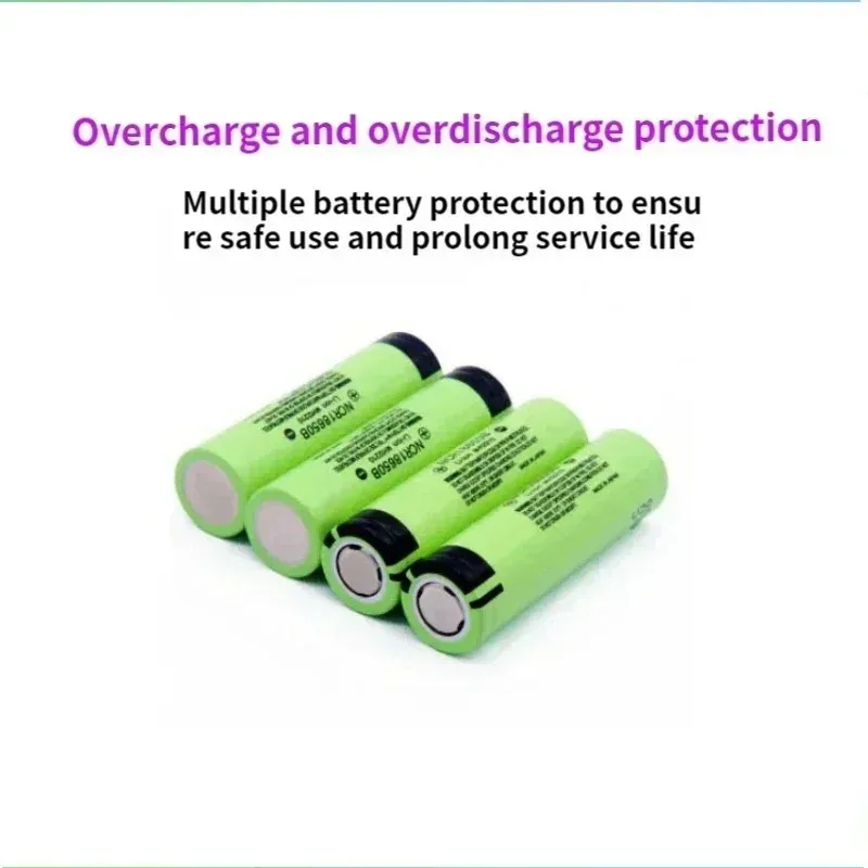 100% new original batteries by 2025. Rechargeable new 3.7V NCR18650B 34B 3400mAh tool toy flashlight battery 18650.00