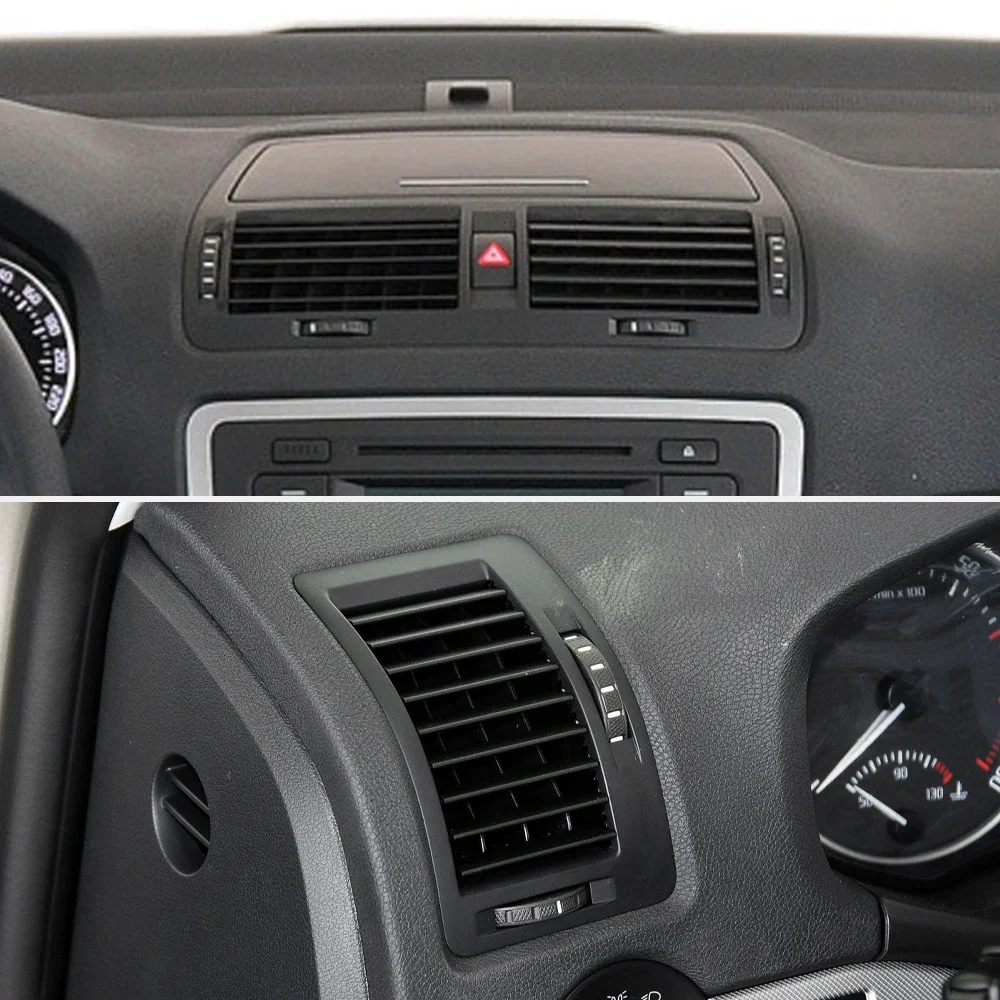 Car Central Left Right Rear Air Vent AC Vent Grille Assembly For Skoda Octavia 2 A5 MK2 RS 2004-2014 1ZD820951 1ZD819203