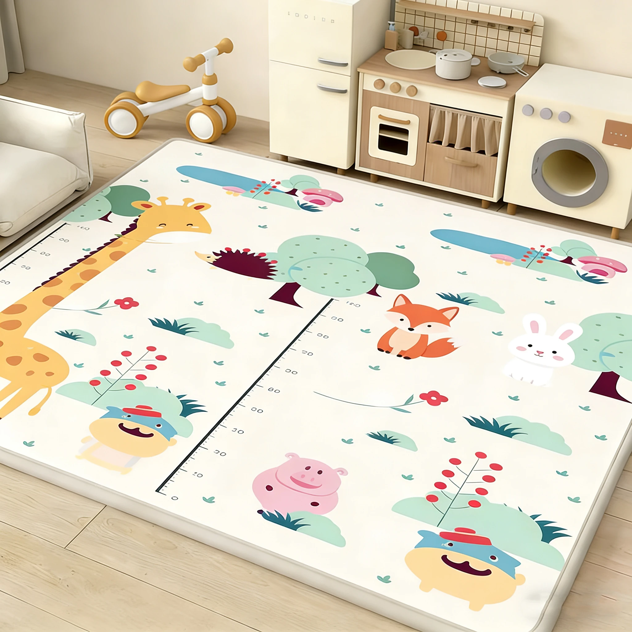 

Нетоксичный игровой коврик для ползания малышей, 10 стилей и 5 размеров, новый, из EPE, толстый, складной, безопасный коврик для детей