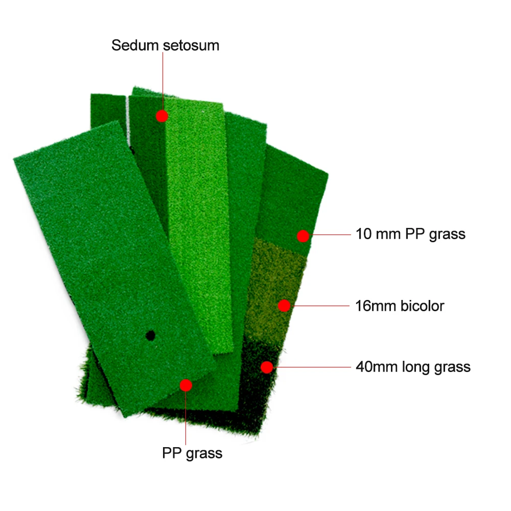 Alfombrilla para golpear el Golf, accesorio de 3 hierbas con orificio de goma, Ayuda de entrenamiento para interiores, patios y exteriores