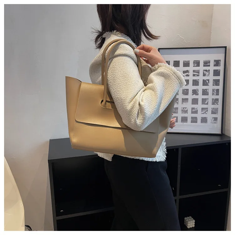 New Luxury PU Leather Ladies HandBags Women Fashion Vintage Shoulder Bag Women's Large Capacity Tote Bag