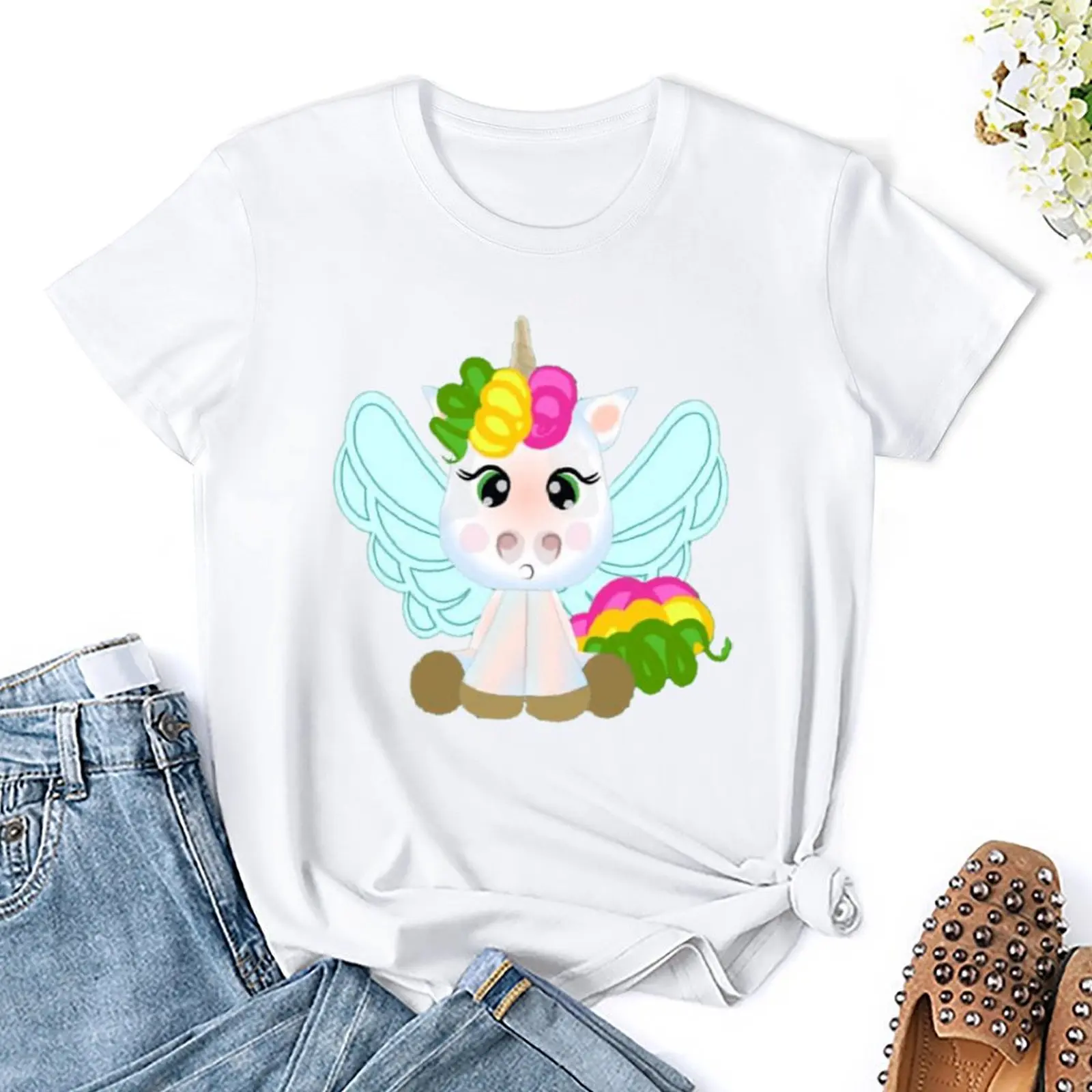 Divertidos De Unicornio Bebé Unicornio Tshirt Hot Sale T-shirt Fresh  Move  Humor Graphic Travel