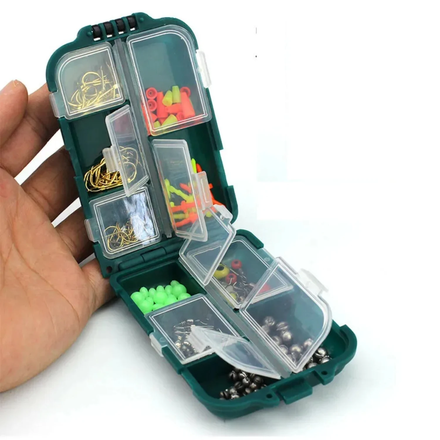 Multifunctional Fishing Accessories  Box Road Sub lead  Split Fish Hook Box Double Sided Fishing Gear Accessories Box