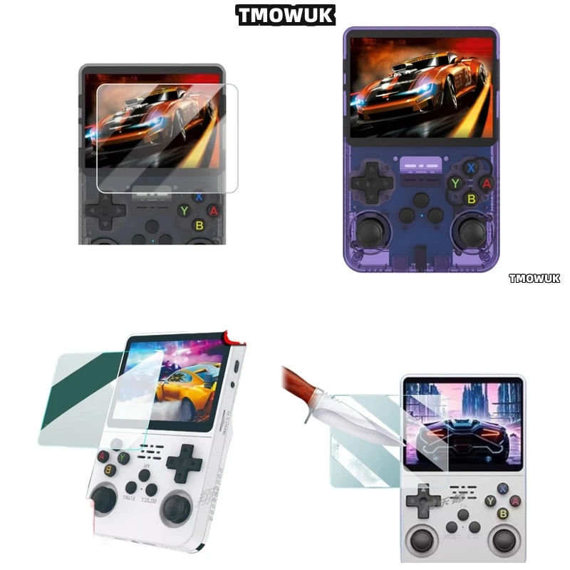 

Tempered Glass Screen Protector Anti-fall For R36Pro R36S R35D RGB20S R36XX R40S Pro K36 R36HD Retro Console