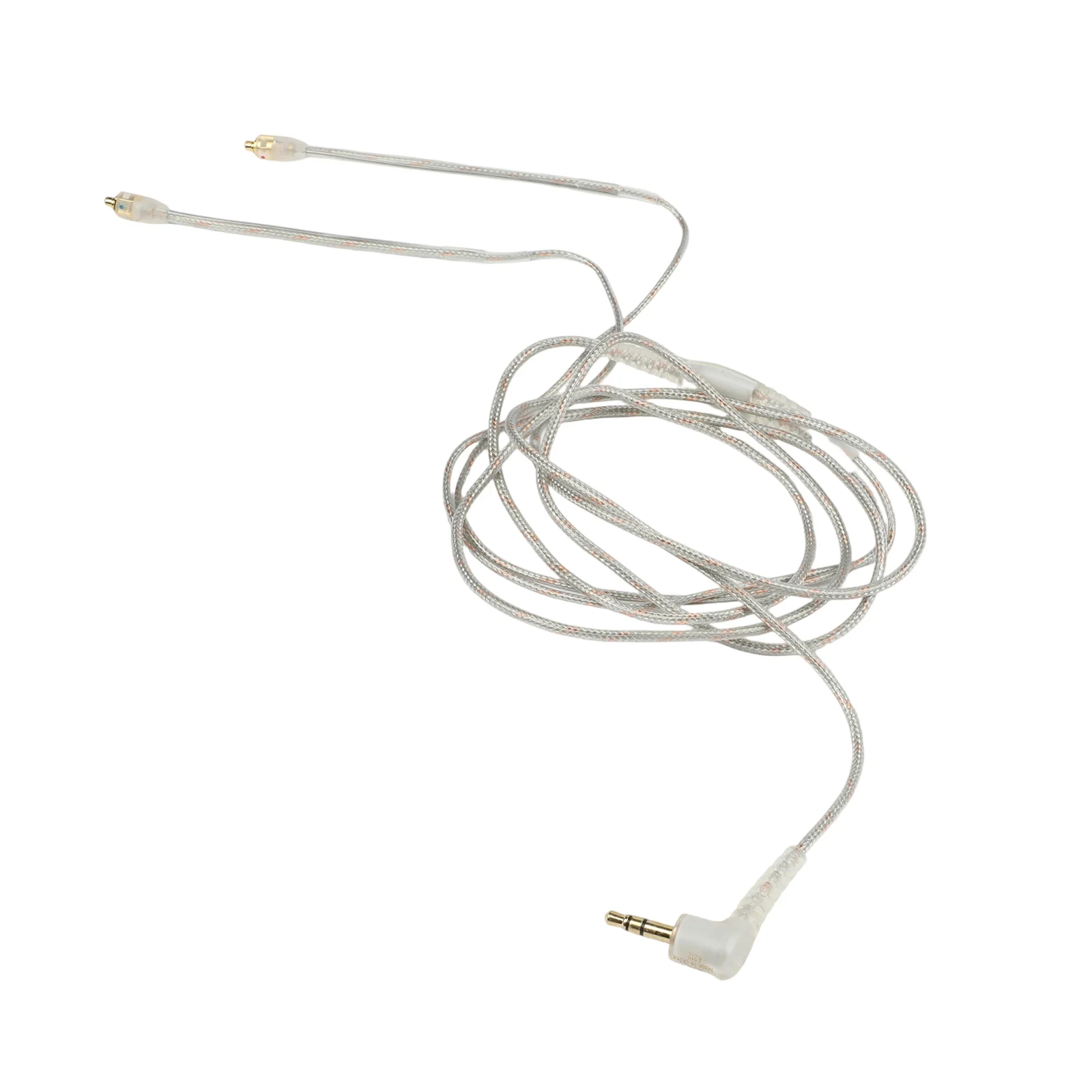 Copper-Based Transparent Audio Cable for Shure SE535 SE215 UE900 W40 SE425 In-Ear Monitors with Precision Termination