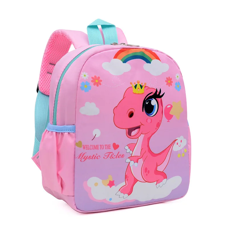 Toddler Dinosaur Schoolbag Cartoon Cute kindergarten Baby Boy Girls Backpack Blue Pink Kids Satchels Mochila Infantil Escolar