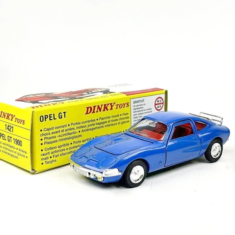 DINKY TOYS 1:43 OPEL GT 1900 coche de aleación fundido a presión y vehículos de juguete modelo de coche modelo a escala en miniatura coche para niños