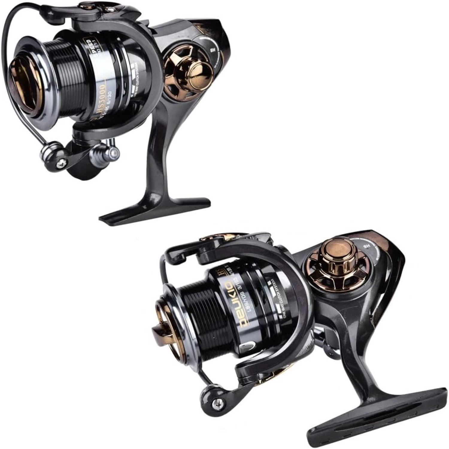 High Speed DEUKIO Baitcasting Fishing Reel with 7.1:1 Gear Ratio for Quick Casting - Lightweight 3D Super-Light Design Baitcaste