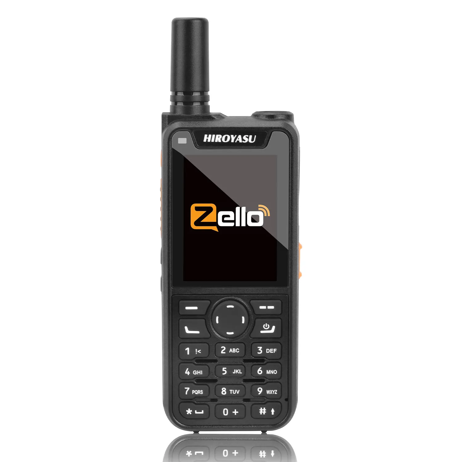 HIROYASU HI-B6 Zello Walkie Talkie Android9.0 Dual Sim Card 2G 3G 4G PoC Radio 1GB ROM 8GB RAM Full keypad 2.4