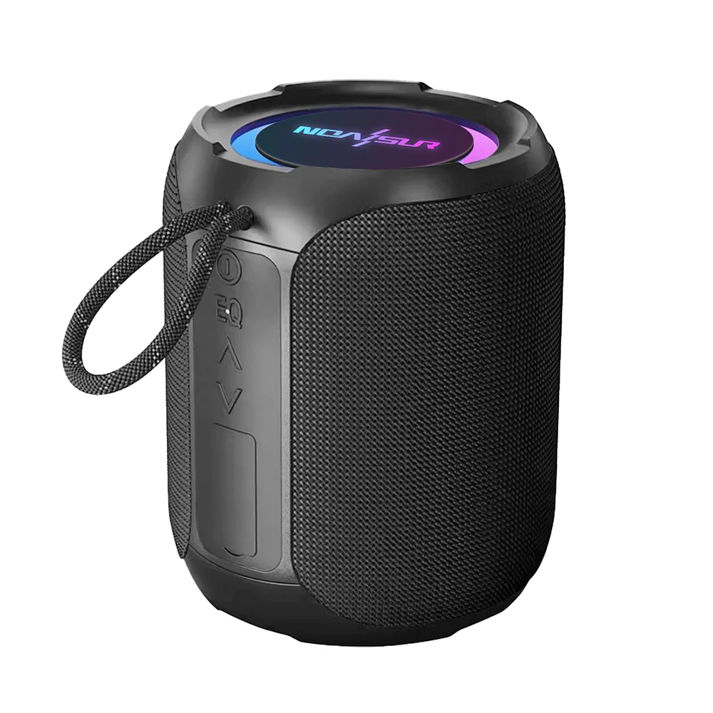 Alto-falantes sem fio portáteis de grande potência, alto-falante externo à prova d'água IPX7 com som estéreo alto de 40 W, graves profundos, luzes RGB TWS