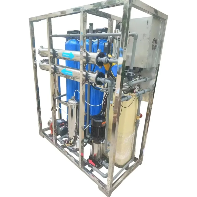 Mesin Reverse Osmosis (RO) 250L/H 500L/H dari Baja Anti Karat untuk Pengolahan Air