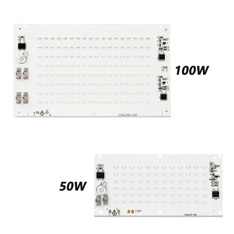 50W 100W UVA UV 395nm LED DOB światło liniowe płyta źródłowa bez napędu AC 220V wysokiego napięcia lampa ultrafioletowa koraliki do lampy